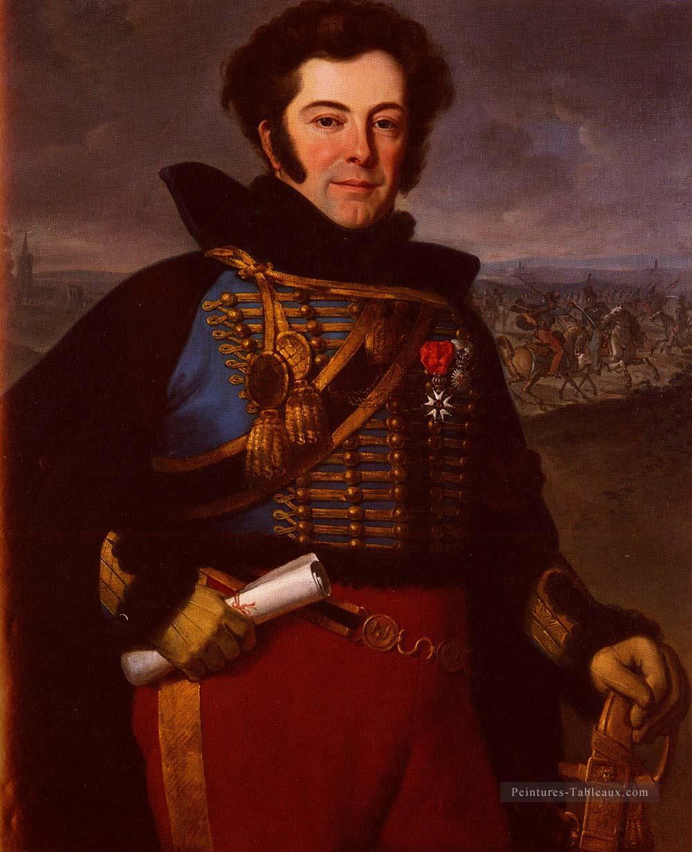 Vernet Émile Jean Horace Portrait du Lieutenant Colonel Comte De Thalouet Horace Vernet Peintures à l'huile